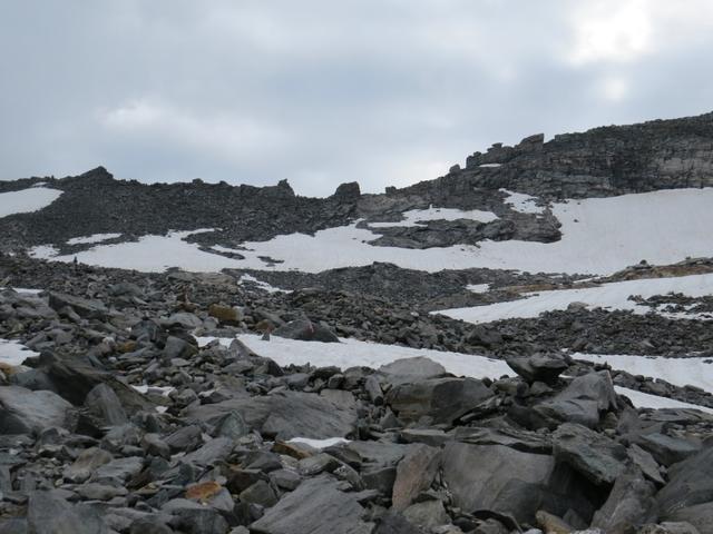 direkt vor uns die Friesenbergscharte