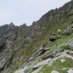 Blick zurück zur Friesenbergscharte