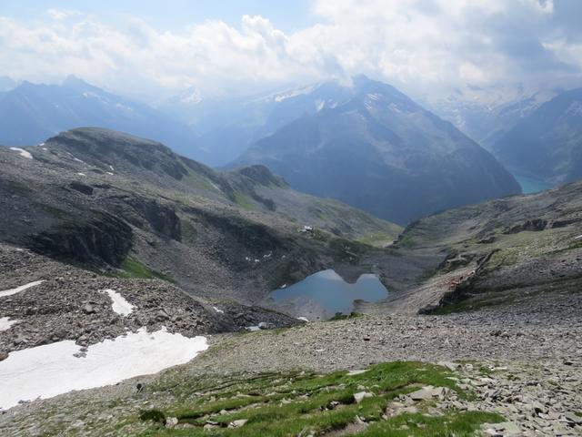 Tiefblick zum Friesenbergsee mit Friesenberg Haus