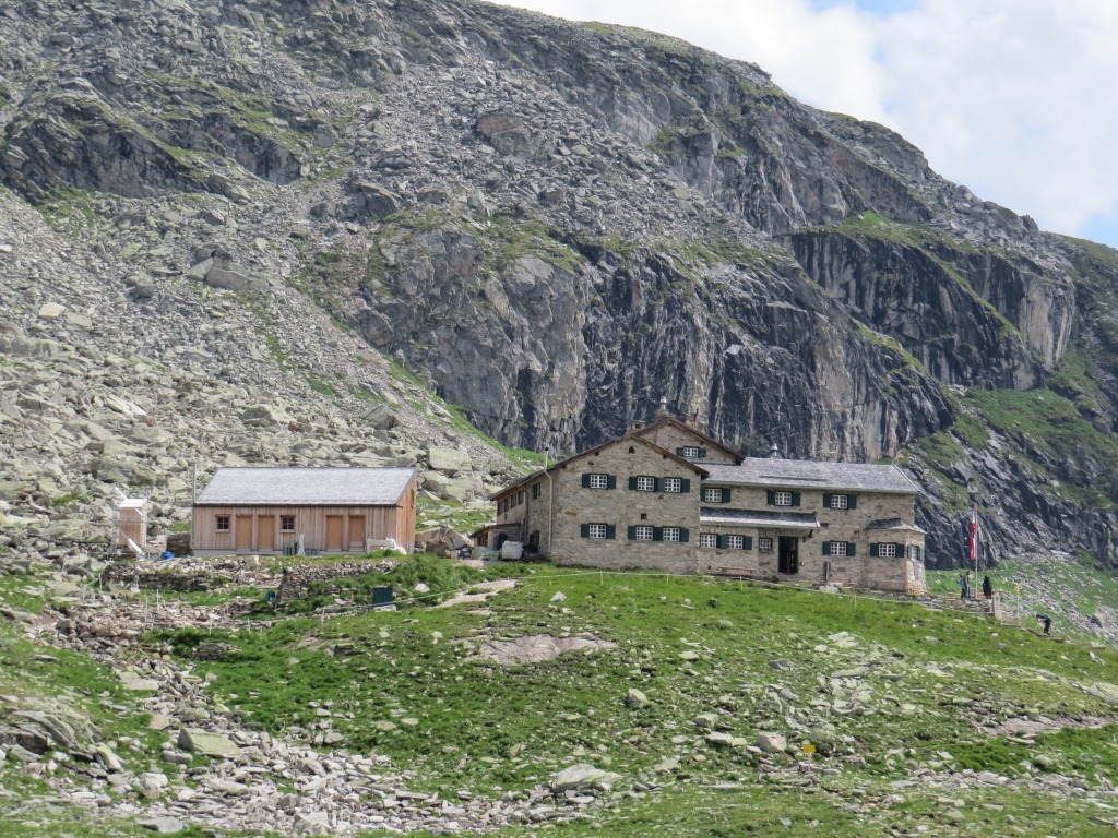 Blick zurück zum Friesenberg Haus