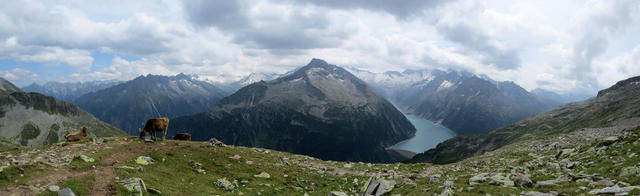 schönes Breitbildfoto aufgenommen auf dem Weg zur Olpererhütte