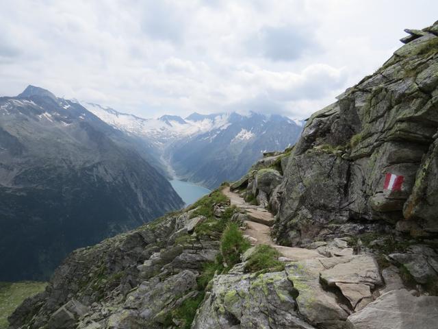 was für eine schöne Aussicht während dem Wandern