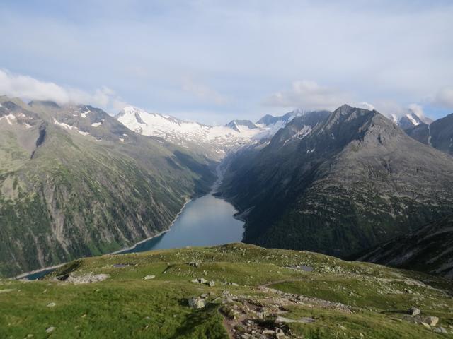 von der Olpererhütte hat man eine sehr schöne Aussicht