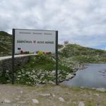 wir befinden uns nun auf den Pfitscherjoch 2251 m.ü.M. und zugleich im Südtirol