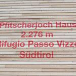 wir haben das Pfitscherjoch Haus 2276 m.ü.M. erreicht