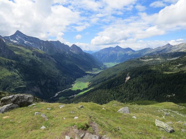 Blick auf das Pfitschertal