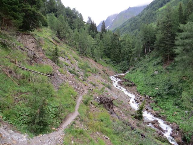 alles am Gliderbach entlang führt uns der Weg tief in das Tal hinein