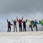 Gruppenfoto auf der Gliederscharte