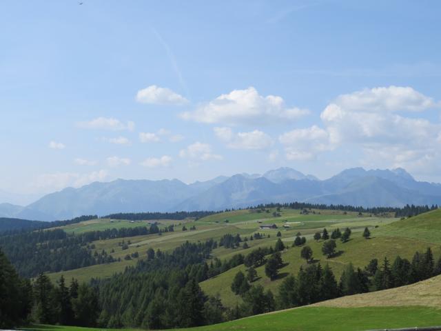 die Lüsner Alm ist eine schöne Gegend mit einer schöner Aussicht