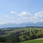 die Lüsner Alm ist eine schöne Gegend mit einer schöner Aussicht