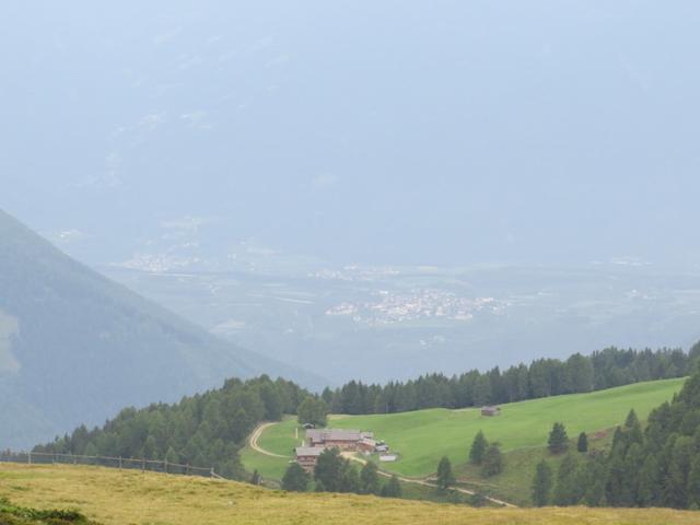 Blick zurück zur Kreuzwiesen Alm