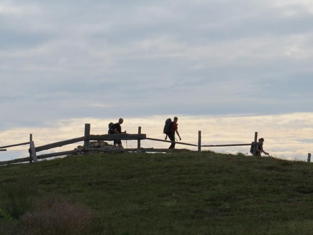 Stefan, Uli und Babsi am Horizont