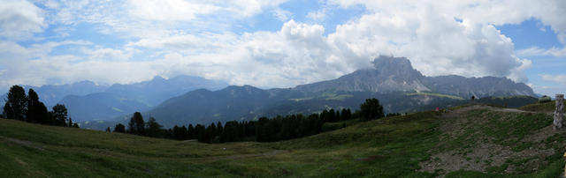 Breitbildfoto von der Maurerberghütte aus gesehen