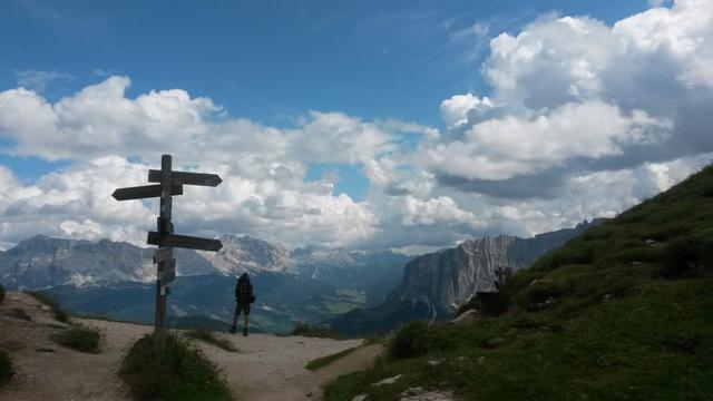 Franco bestaunt die Aussicht einfach superlativ