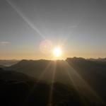 Sonnenaufgang vom Kreuzkofeljoch aus gesehen