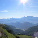 schönes Breitbildfoto vom Bronsoijoch 2421 m.ü.M. aus gesehen