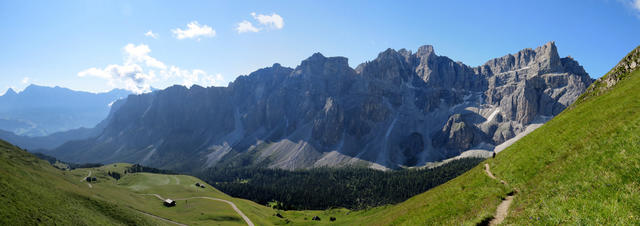 sehr schönes Breitbildfoto vom Kreuzjoch aus gesehen