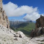 Blick von der Roa-Scharte zum Peitlerkofel