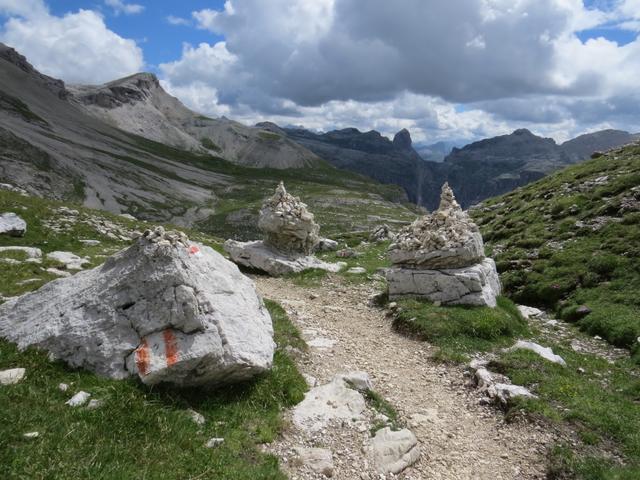 wir haben die Wiesenböden der Puezalm erreicht