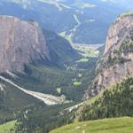 Blick ins Langental und nach Wolkenstein