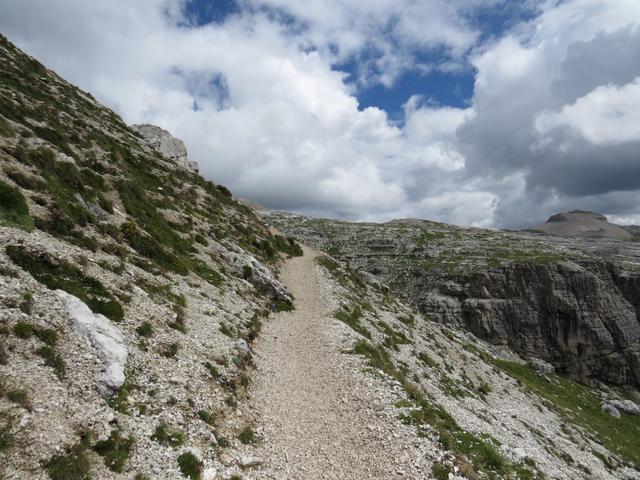 kurz vor der Puez Hütte