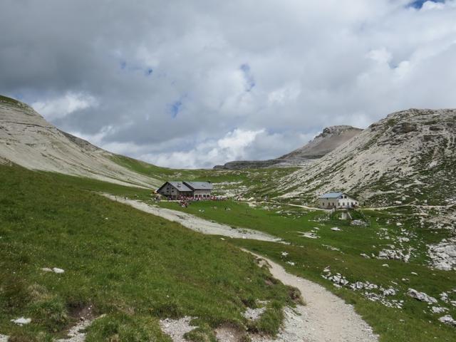 kurz vor der Puez Hütte