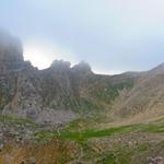 Blick zurück zum Crespeina Joch