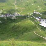 Blick zurück zum Grödner Joch