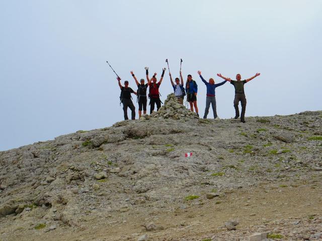 wir alle können stolz auf uns sein. Wir haben den höchsten Punkt München - Venedig erreicht 2962 m.ü.M.