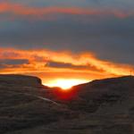 Sonnenuntergang über die Sella Gruppe