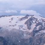 Blick auf die Marmolada die Königin der Dolomiten