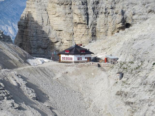 Blick zum Rifugio Forcella Pordoi