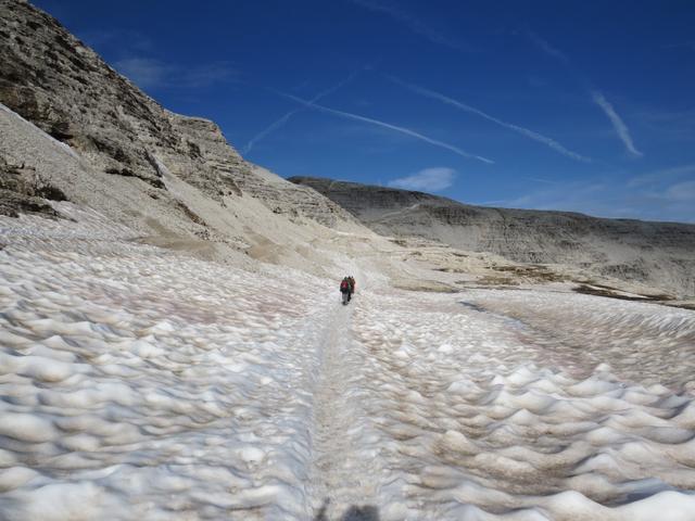 auf dem Weg zur Forcella Pordoi