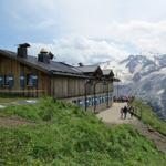 der Rifugio Viel dal Pan hat uns sofort gefallen. Die superschöne Lage mit einer traumhaften Aussicht