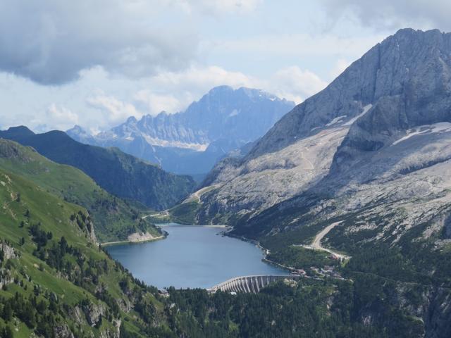 beim Lago di Fedàia werden wir morgen vorbeilaufen