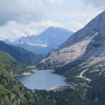 beim Lago di Fedàia werden wir morgen vorbeilaufen