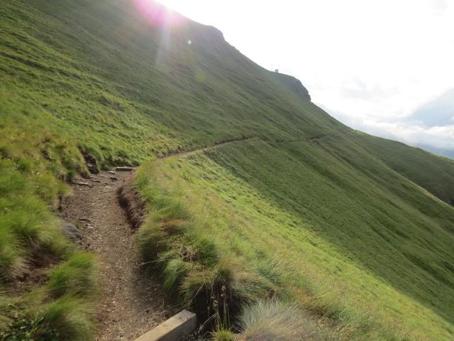 auf dem Bindelweg, so wird auch der Viel del Pan genannt, verlassen wir die Viel dal Pan Hütte