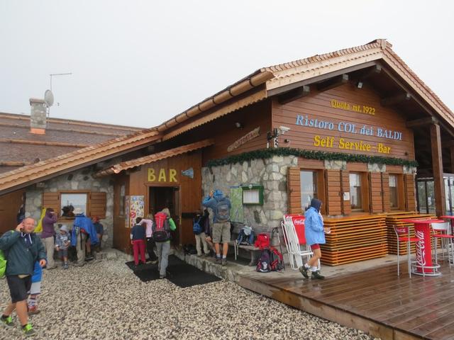 bei der Bergstation Col dei Baldi 1922 m.ü.M. haben wir eine kleine Kaffeepause eingelegt