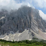 super schönes Breitbildfoto der Civetta vom Cima di Col Rean aus gesehen