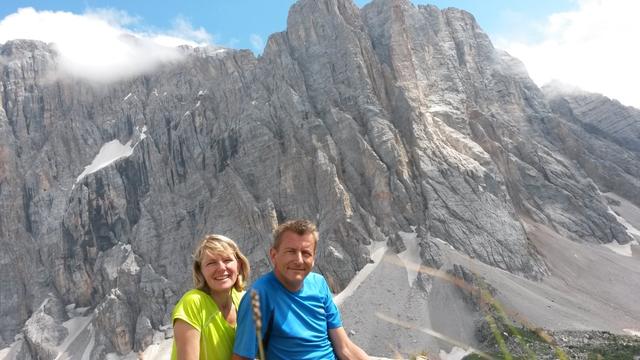 Selbstportrait vom Cima di Col Rean. Was für ein schöner Tag