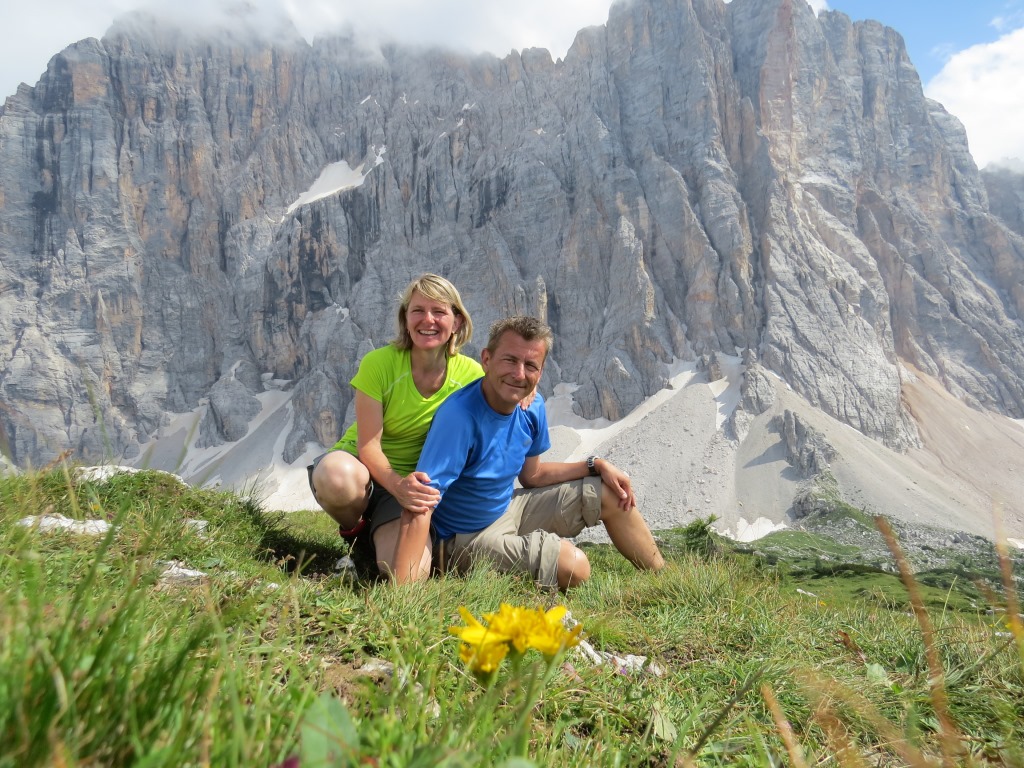 Selbstportrait vom Cima di Col Rean. Was für ein schöner Tag