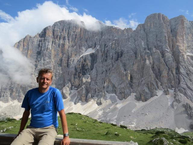 wir sind wieder beim Rifugio Tissi