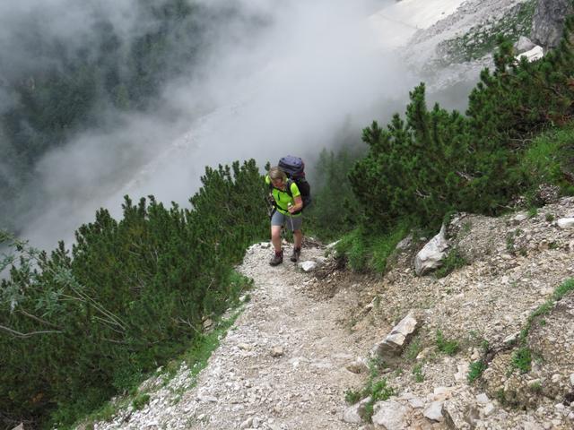 wir haben die Forcella del Camp 1933 m.ü.M. erreicht