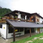 der Rifugio Tomé auf dem Passo Duran