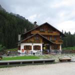 der Rifugio San Sebastiano auf dem Passo Duran