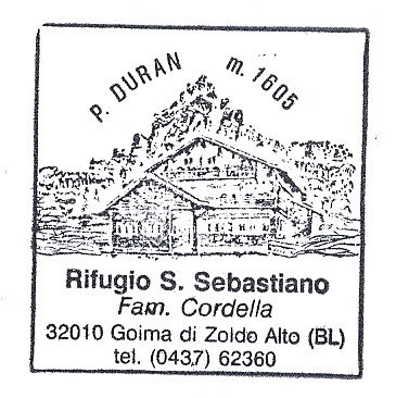 Stempel Rifugio San Sebastiano