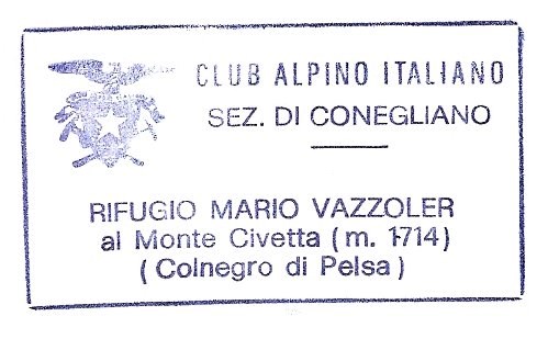 Stempel Rifugio Vazzoler