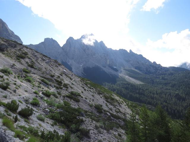 Blick auf unseren weitern Wegverlauf und auf die Tamer Gruppe