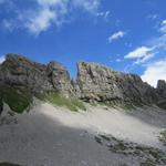 die schöne Le Preson Wand im Tal Van de Zita de Fora