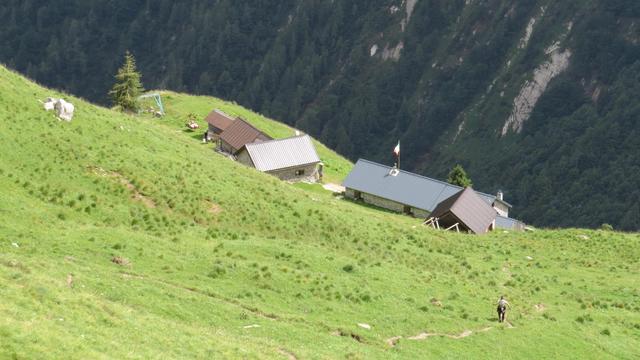 wir haben den Rifugio Pian de Fontana 1632 m.ü.M. erreicht